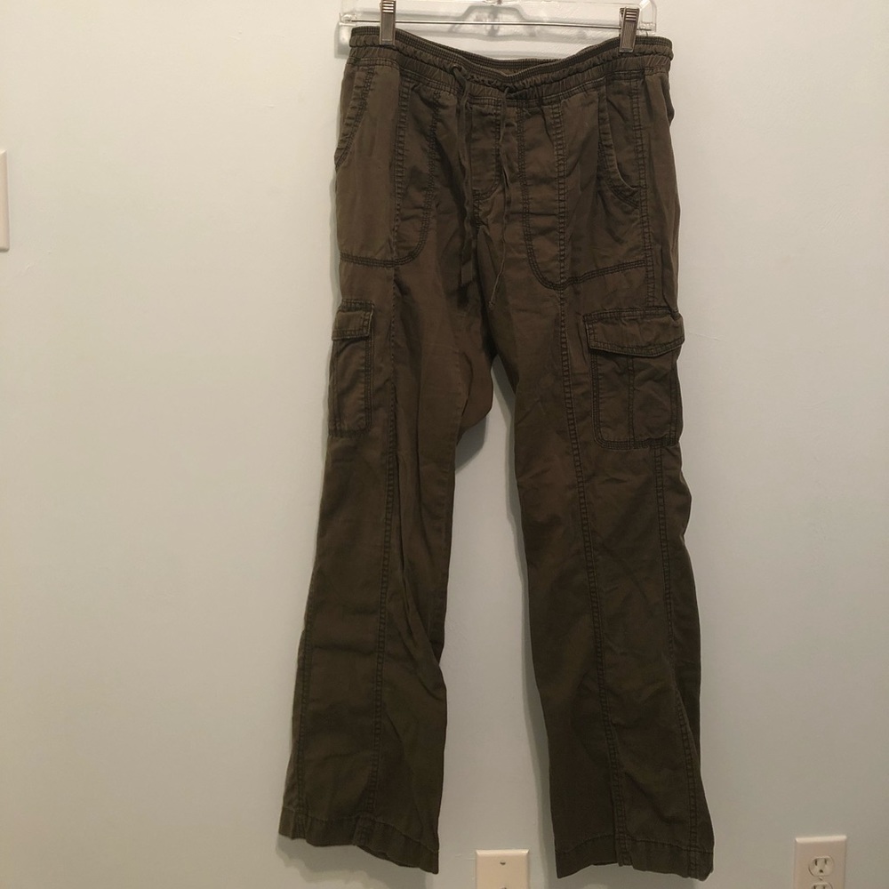 OLD NAVY Olive Cargo Pants- Medium